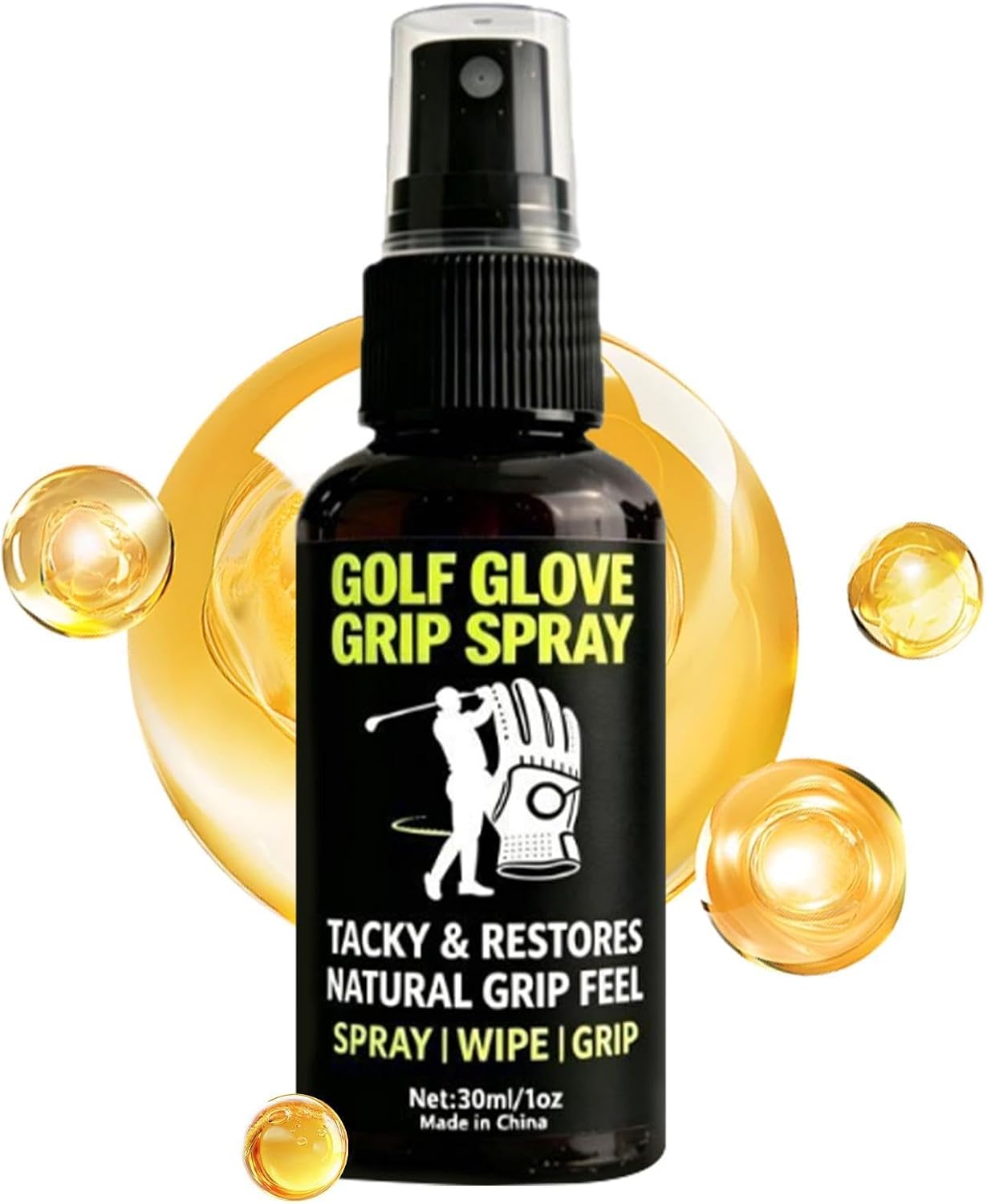 Spray do gripów golfowych 30ml Antypoślizgowy Wzmacniacz Przyczepności | Spray do rękawic bramkarskich Na Grę Wyczynową Treningi Mecze Na Zewnątrz I