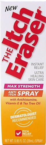 Tenders The Itch Eraser Spray Max Strength 0.95oz (paquete de 4)