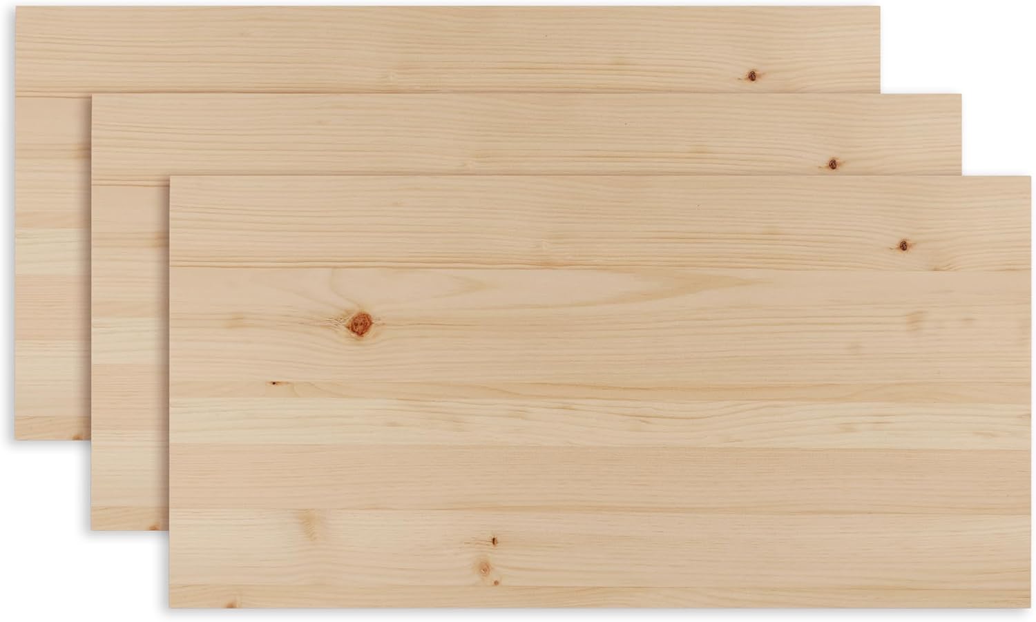 Edge-glued Board by Walnut Hollow, Pine, 12" x 24" x 3/4", (Pack of 3), Heavy-duty, Project Ready, For Your Small Business, Home DIY, Décor, or Craft Projects