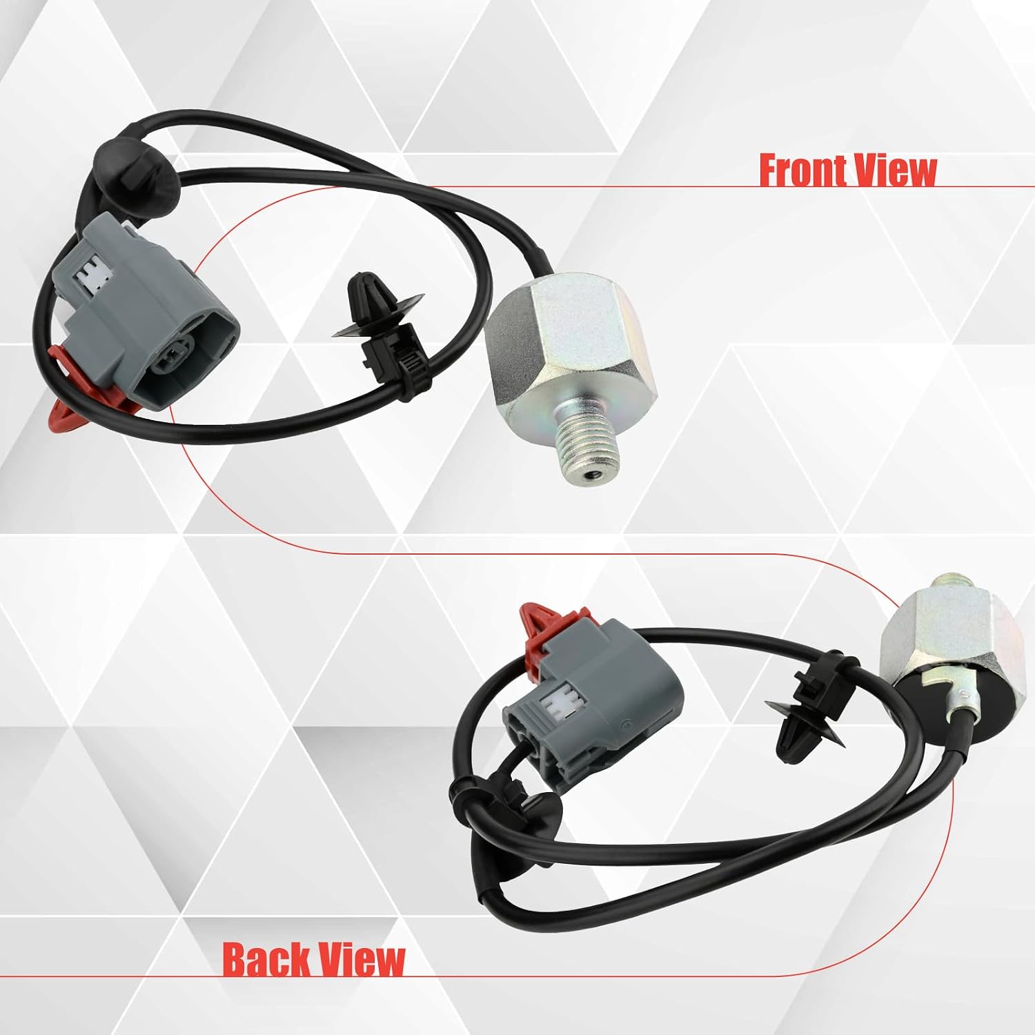 ZJ01-18-921 Ignition Knock Detonation Sensor Compatible with Mazda 2 2011 2012 2013 2014
