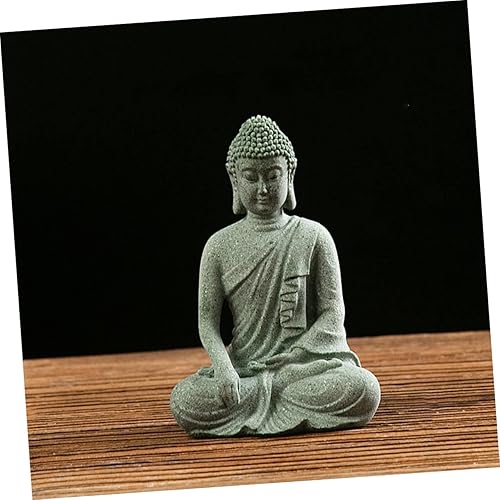 Miniatura 2 de Garneck Decoración de mesa al aire libre, accesorios para el hogar, decoración del hogar, pecera, adorno zen, pecera, estatua de Buda para el hogar,