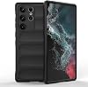 Coverzone Case Compatible with Samsung Galaxy S23 Ultra TPU Hollow Back Surface Z-Ethnic Flexible Silicone Cover O-tto Prime Silicone Case Black for Galaxy S23 Ultra