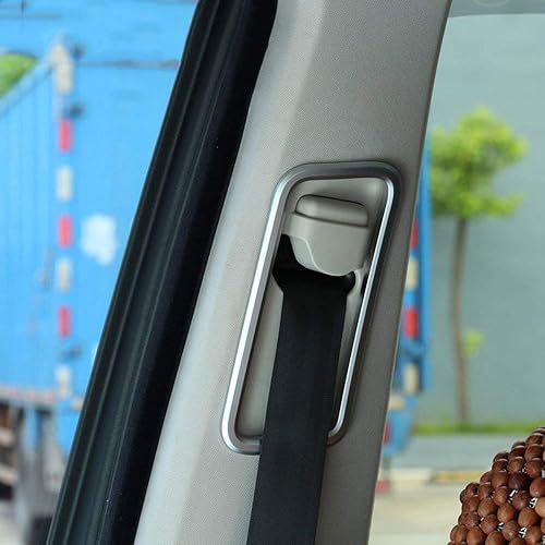 Miniatura 7 de YIWANG Marco de decoración de cinturón de seguridad ABS cromado para Land Rover Discovery 4 LR4 2010-2016, para Land Rover Range Rover RR Sport