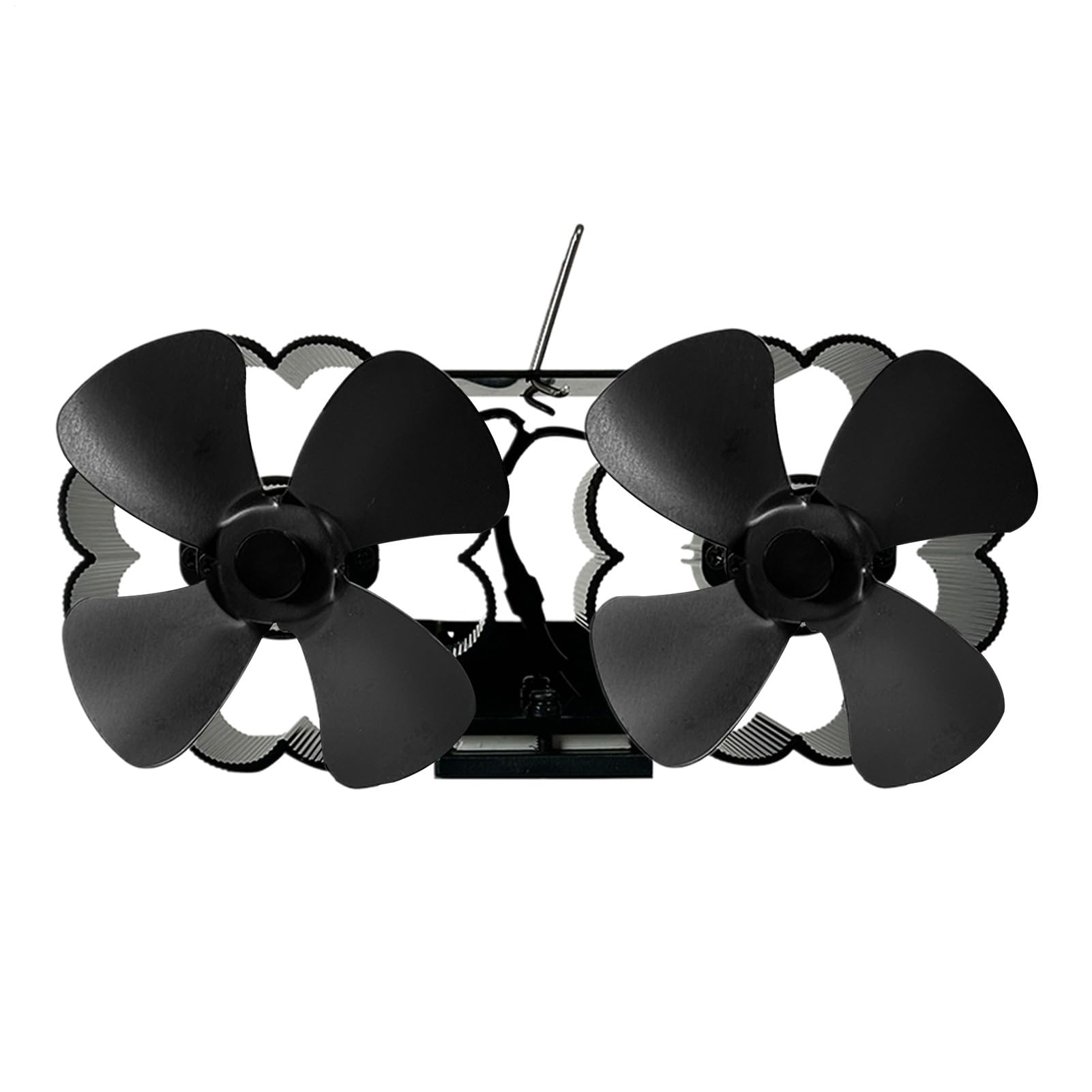 Ventilatore Termico Per Stufa A Legna Protezione Da Surriscaldamento | Montaggio Parete Circolazione D'Aria Calda Per Stufe A Pellet, Legna, Carbone E Caminett