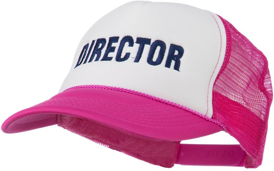 e4Hats.com Director Embroidered Foam Mesh Back Cap