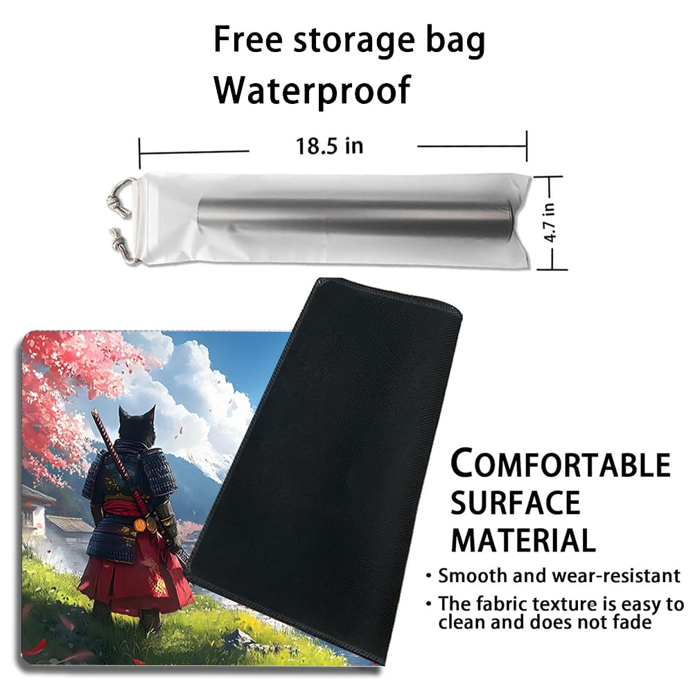 Tappetino Da Gioco MTG 70x40 Cm Con Base In Gomma Antiscivolo, Morbido E Impermeabile Per Magic The Gathering E TCG - Stampa Vivace