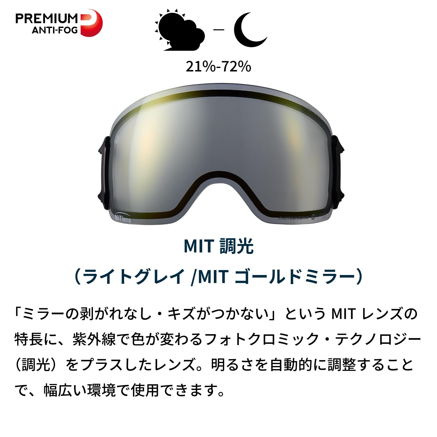 Amazon.co.jp: Dice 2024-25 A-BLOW SYSTEM Snow Goggles, BANK Bank