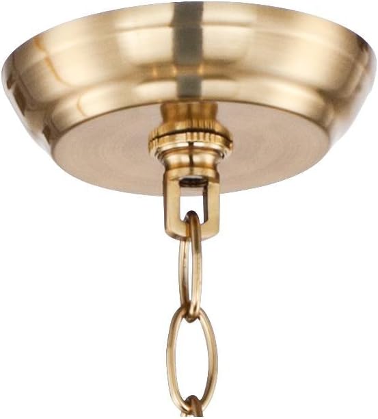 Possini Euro Design Deco Warm Brass Gold Bowl Small Pendant Chandelier Light Fixture 21 1/2" Wide Satin White Glass for Dining Room House Foyer Entryway Kitchen Bedroom Living Room High Ceilings