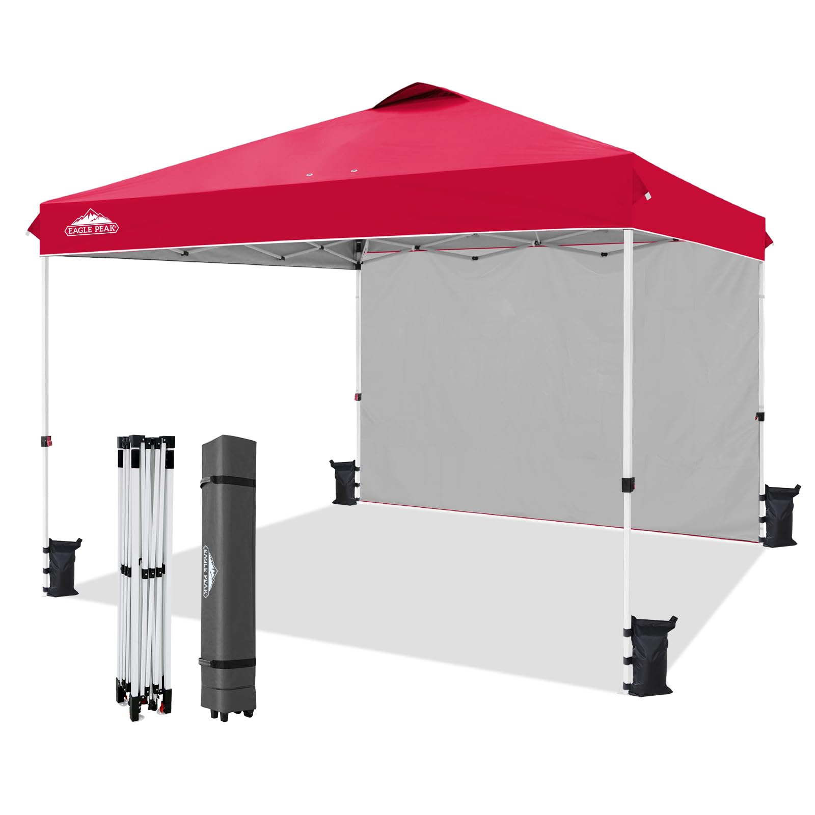 EAGLE PEAK 12x12 Pop Up Canopy Tent Red