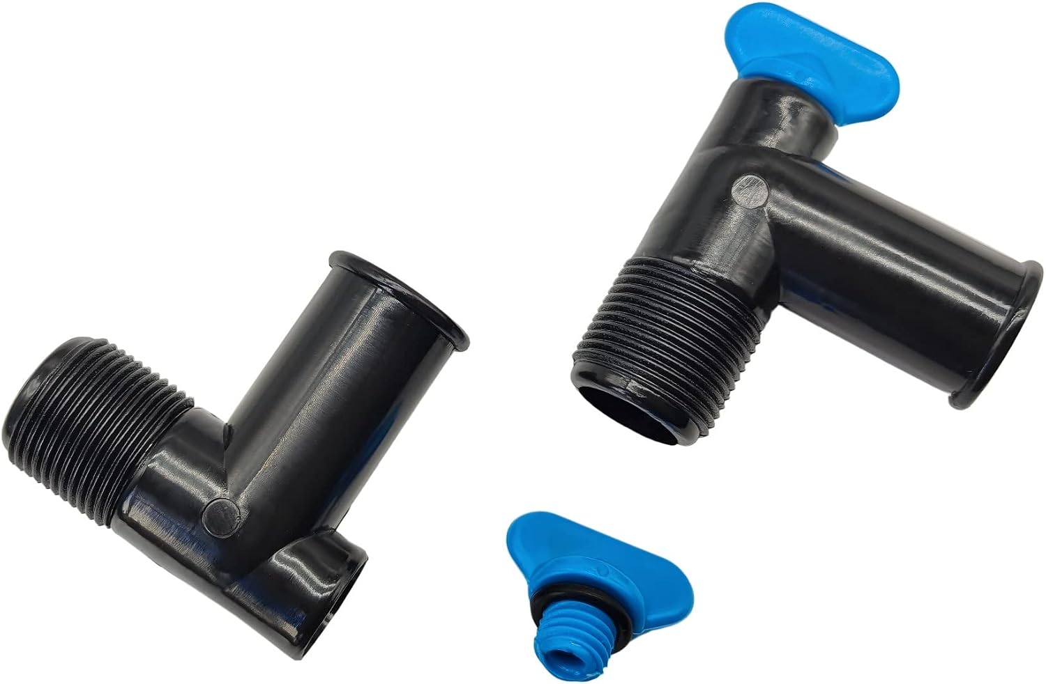 862210A01 Pair of Exhaust Manifold 90 Degree Drain Plug Elbow Drain Valves for MerCruiser 4.3-6.8 L V6 V8 Engines 22-806926A1 18-4224 22-862210A01