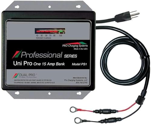 Sistema de carga PRO PS1 Serie profesional con (1) salida de 12V PING 15A por salida PING