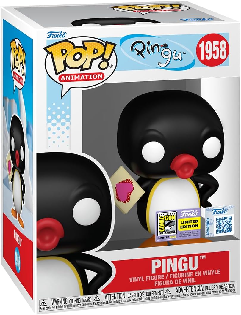 Funko Pop! Vinyl: Pingu- Pingu (Crafts) - Amazon Exclusive - Collectible Vinyl Figure - Gift Idea - Official Merchandise - Toys for Kids & Adults - Movies Fans