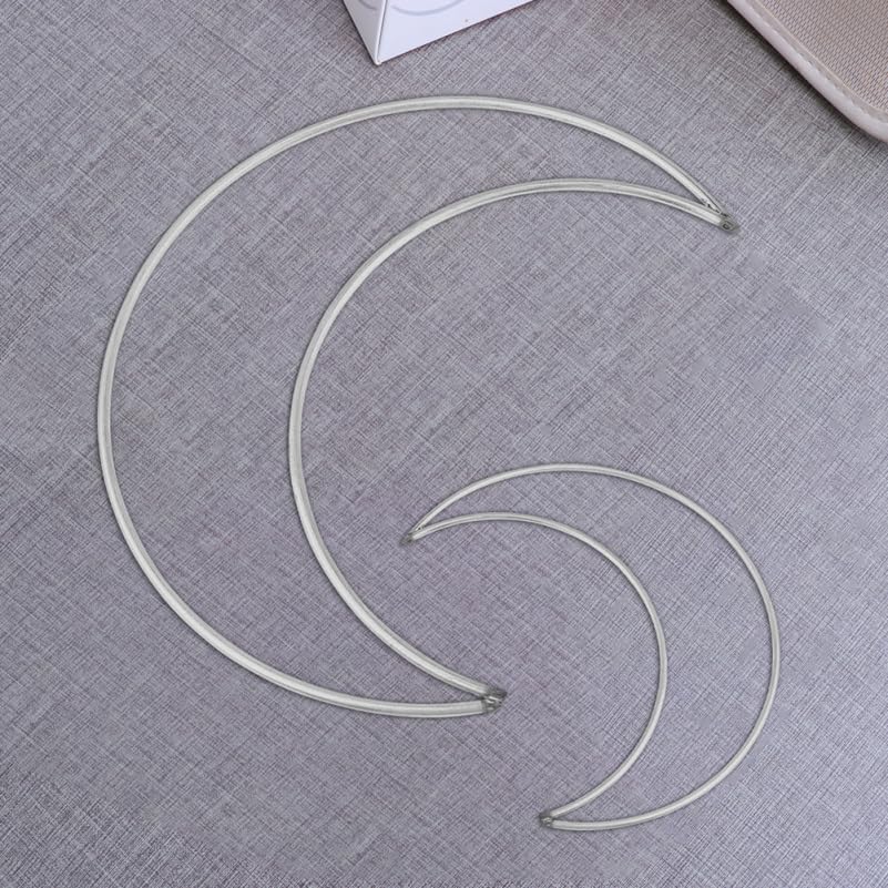 22 Anelli per Acchiappasogni Cerchi in Metallo per macramè a Forma di Stella Luna e Cuore per Creazione Fai da Te di Cattura Sogni Decorazioni Murali per Casa e Ghirlande (Argento