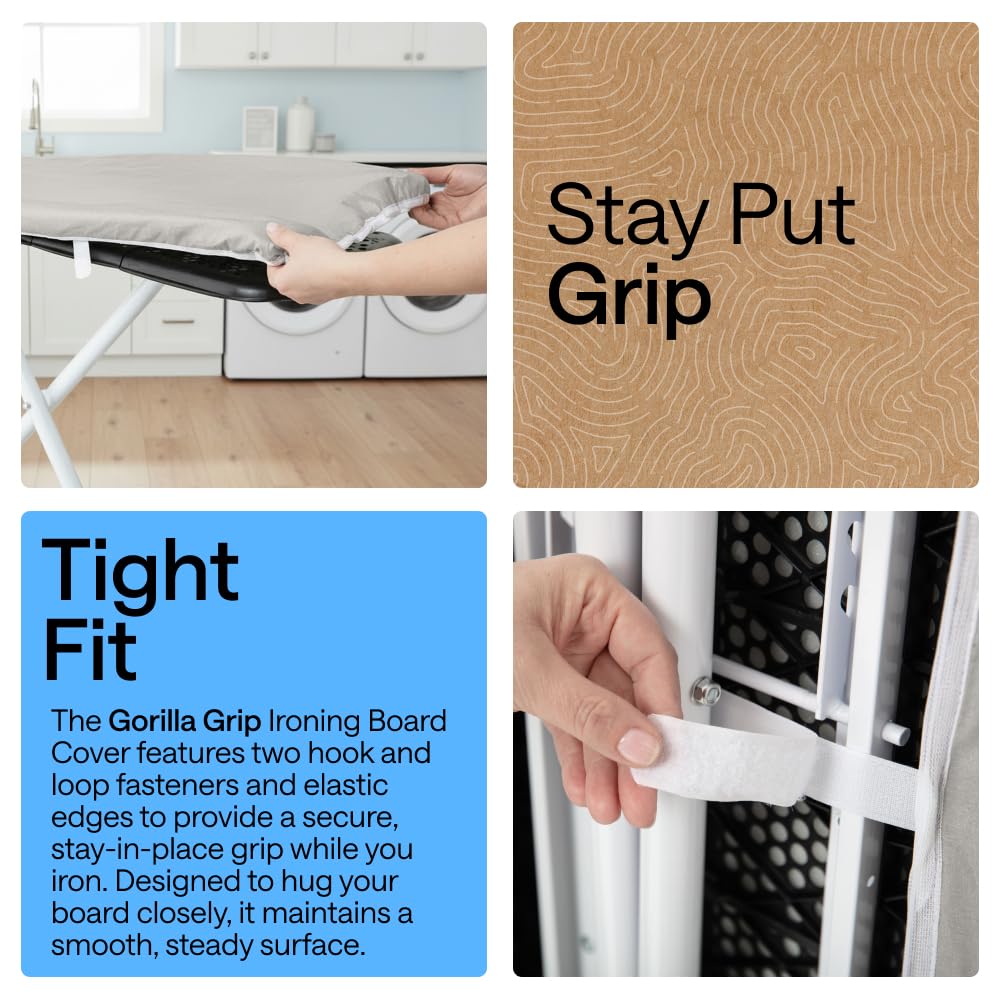 Gorilla Grip Ironing Board Cover - Heat Resistant! -3 Gorilla Grip Ironing Board Cover - Heat Resistant! -3