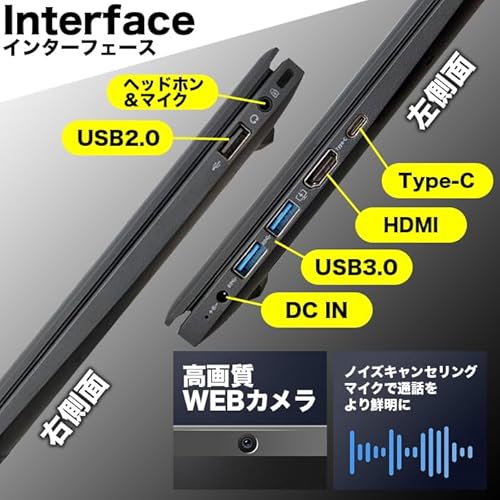 Pasoul ノートパソコン JIS日本語配列キーボード 第14世代クアッドコアCPU搭載 TwinLake N150 の商品画像 5