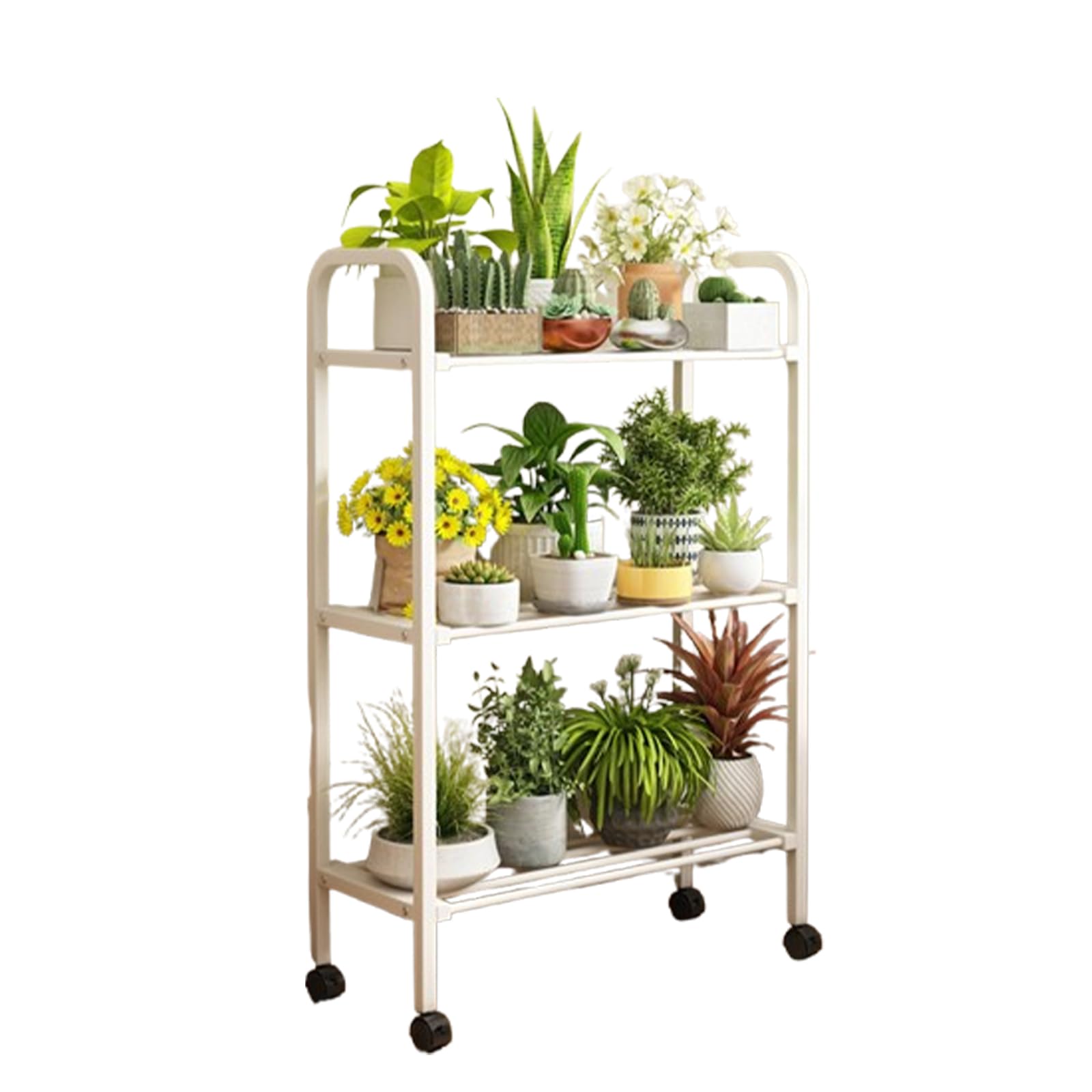 Support de plantes intérieur et extérieur pour un balcon fleuri et ordonné