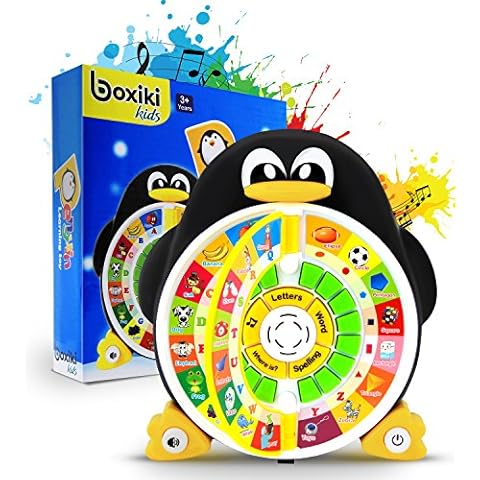 Boxiki kids Penguin ABC Learning Educational Toy with Electronic Learning Game Learning ABCs, Words, Spelling, Shapes, “Where Is?” Game, Kids' Favorite Songs Cover