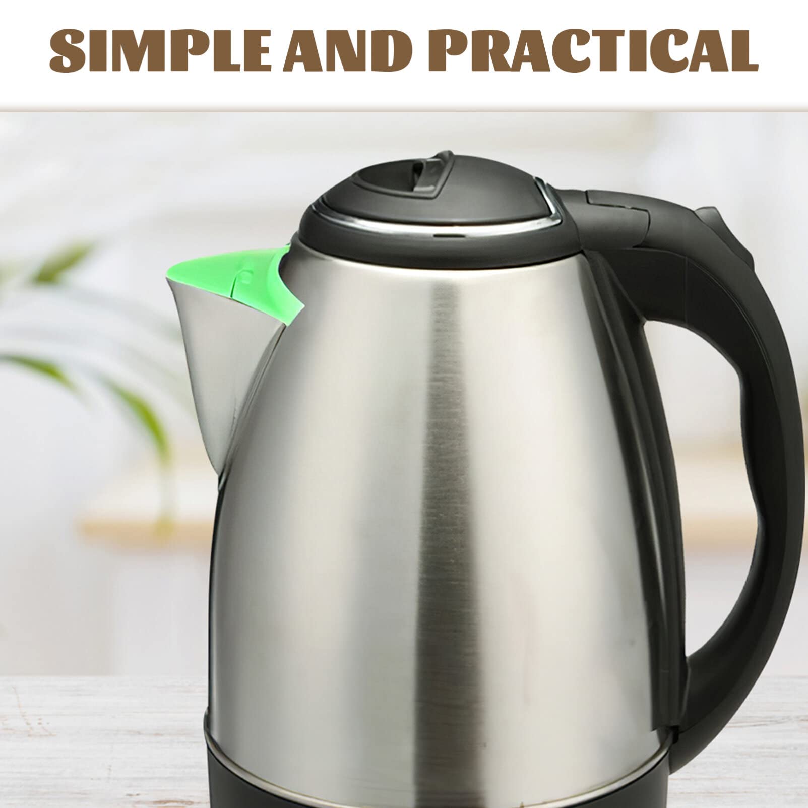Luxshiny Teapot Spout Cap 3pcs Electric Kettle Spout Cover Glass Kettle Cover Coffee Pot Water Boiler Heater Spout Protector Kettle Spout Parts Kettles Accessories