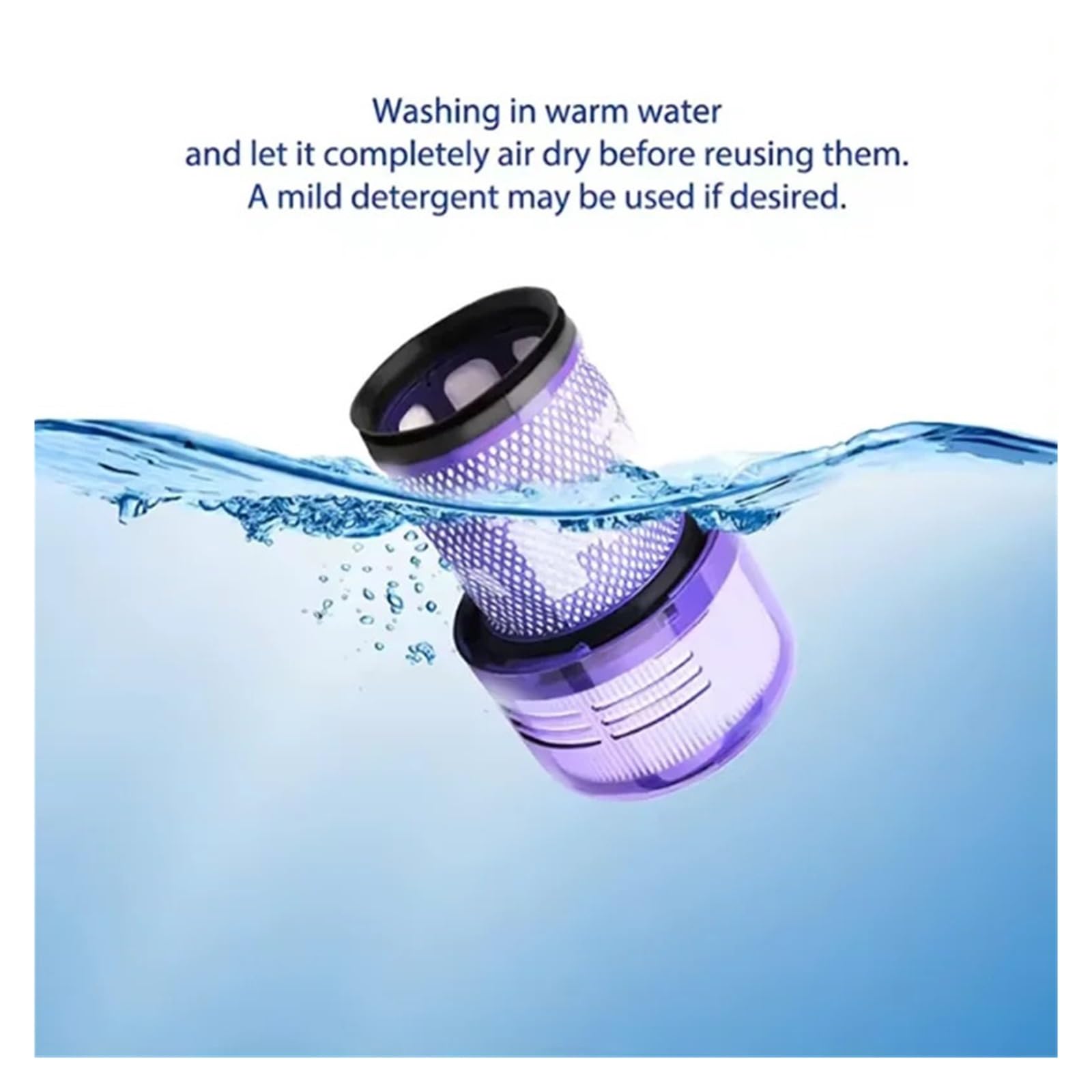 Filtro HEPA lavable, Compatible con Dyson, V11 V15, pieza de repuesto for aspiradora, filtro de aspiradora inalámbrico(1pcs)