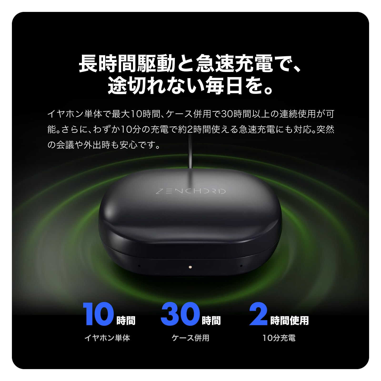 新品未開封　ZENCHORD ゼンコード AI翻訳＆文字起こしイヤホン Amazon.co.jp: Zenchord1 AI Earphones, ChatGPT Equipped