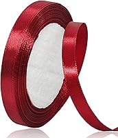 Vista 85 de Cinta de satén dorada de 3/4 pulgadas x 25 yardas, cinta de tela de color sólido para envolver regalos, manualidades, fabricación de lazos