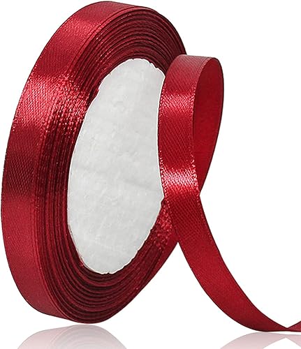 Miniatura 85 de Cinta de satén dorada de 3/4 pulgadas x 25 yardas, cinta de tela de color sólido para envolver regalos, manualidades, fabricación de lazos