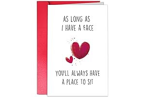 Naughty Valentine's Day Card for Her - A Saucy Anniversary Card from Husband or Boyfriend