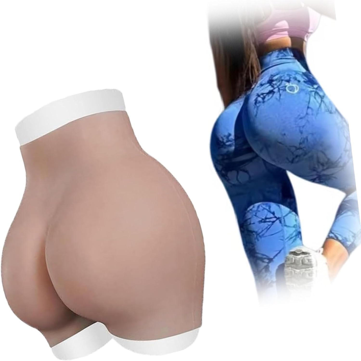 Realistic Silicone Vagina Panties Penetrable Men Invisible Boxer Briefs False Pussy Lift Buttock Underwear for Women