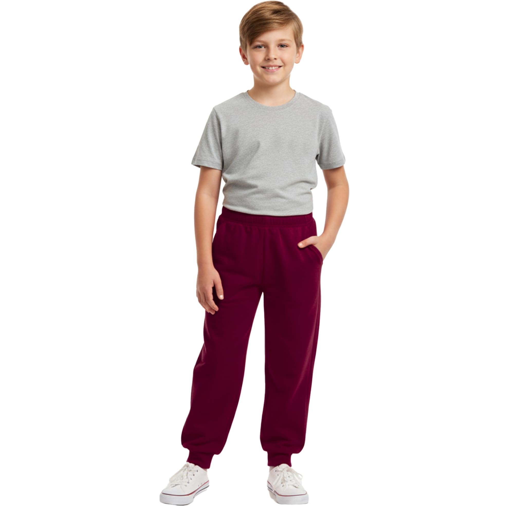 Sakuya Cotton Pants for Kids | Superior-Grade Cotton Pajama Bottoms with Elastic Waistband, Lightweight & Breathable Fabric for Play, Sleep, Everyday Wear for Kids | Pack of 1