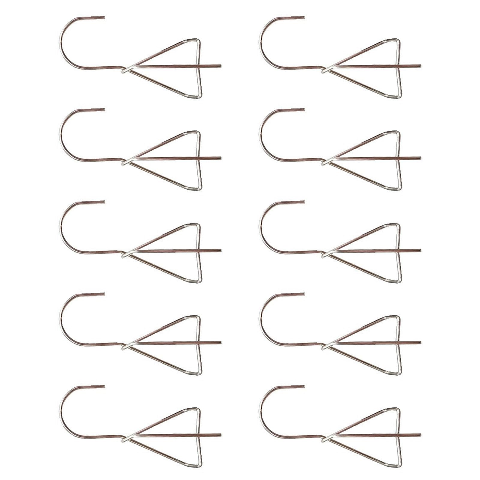 Qcbuegof Side Hanging 10Pack Multipurpose Stainless Steel Plant Hangers Hanging Baskets Hook Succulents Pots Hangers For Indoor Outdoor Use Durability Succulents Pots