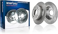 Vista 67 de Detroit Axle - Rotores de freno delantero para Chrysler 300 Dodge Charger Challenger Magnum, reemplazo de rotores de freno de disco: rotor delantero