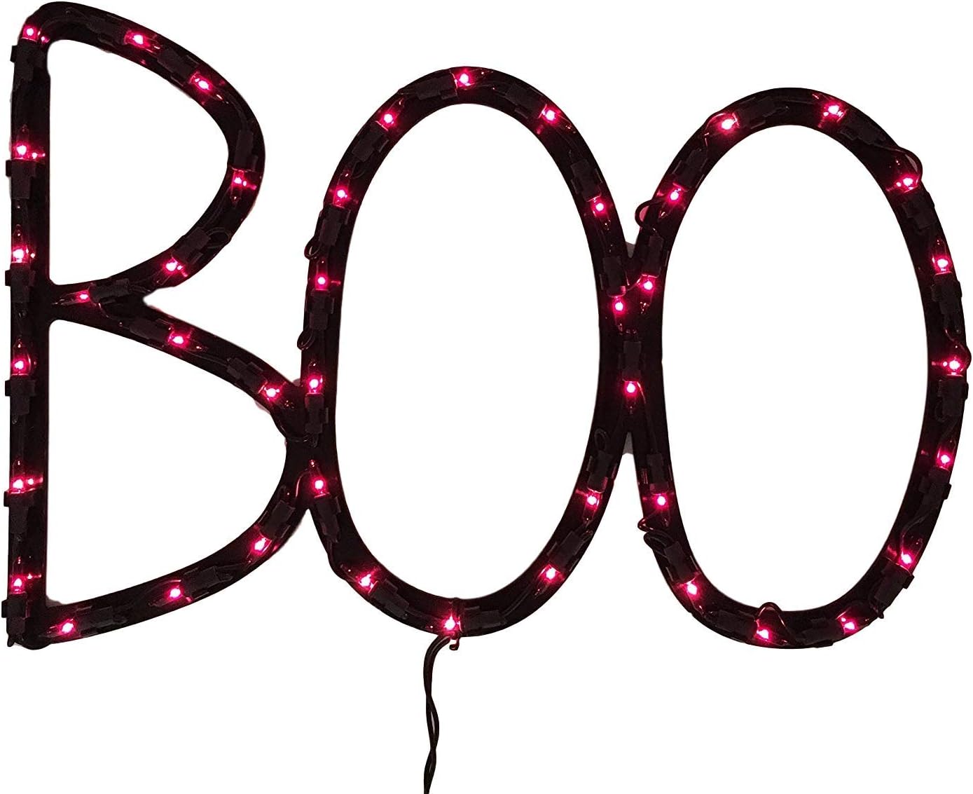 Halloween Lighted Ornamental Silhouette 14x17 - Boo