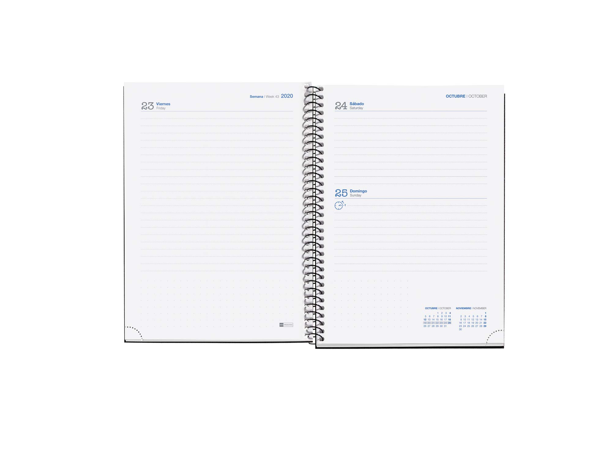 School Diary Polypropylene Plus Spiral 155x213 mm Day Page 2020 Classic Mole Miquelrius Red Catalan, rot - Image 2