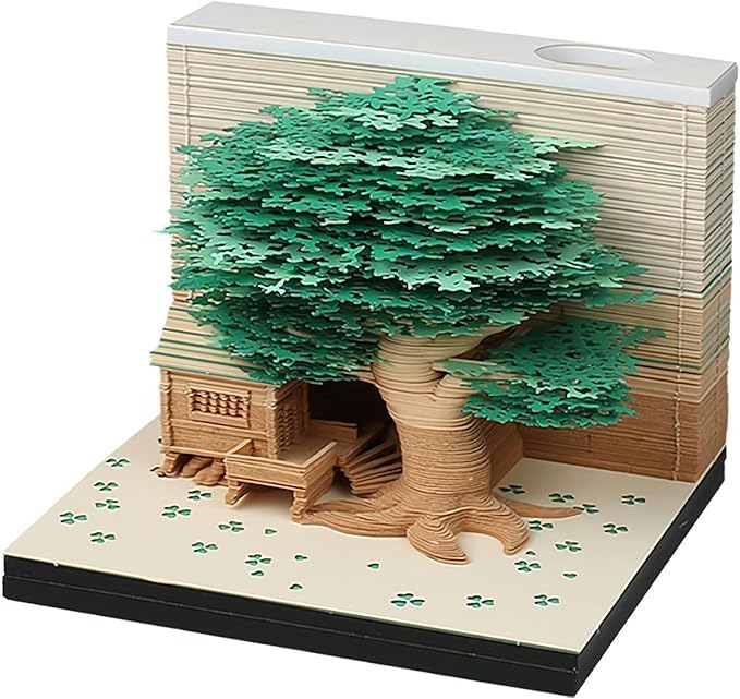 Bloc-notes 3D anti-stress, papier mémo 260 feuilles pour organiser son bureau avec style
