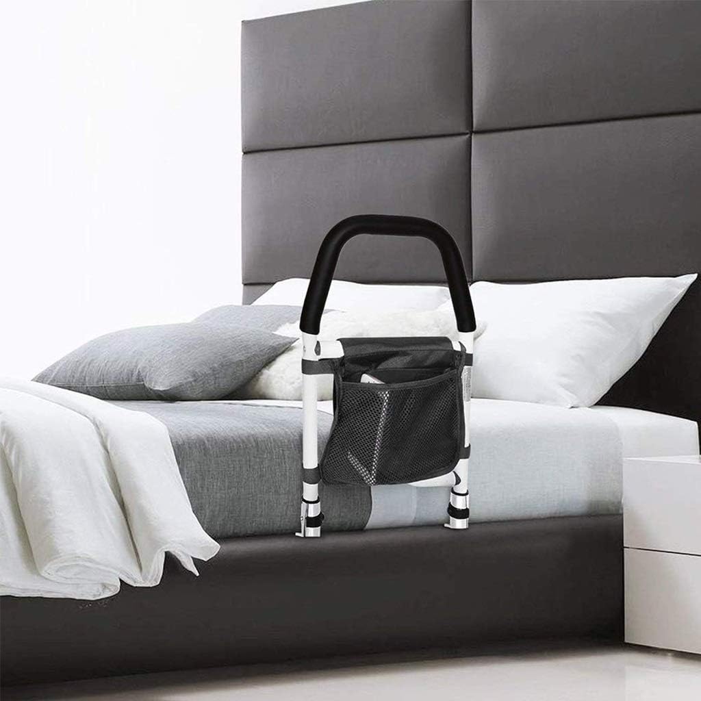 Jlxl Safety Adult Bedside Handrail, Home Bed Rail Bar Handle For Elderly And Seniors, Bedroom Fall Prevention For Patients Handicap Bed Assist