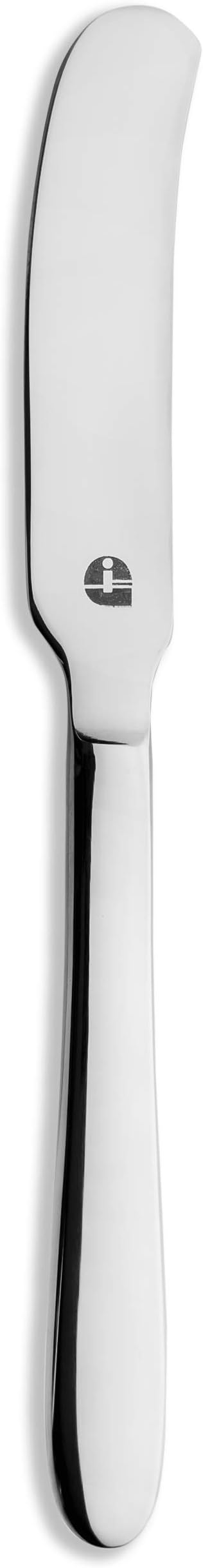 Grunwerg Windsor Carded 6-Piece Butter Knife Set 6BXBKWDR, 18/0 Stainless Steel, Mirror Polished