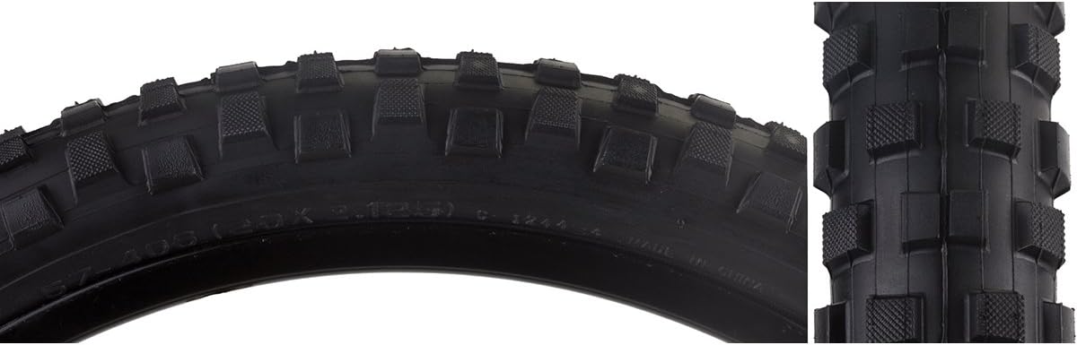 Sunlite Caesar CST1244 BMX Tire, Black/Black Skin