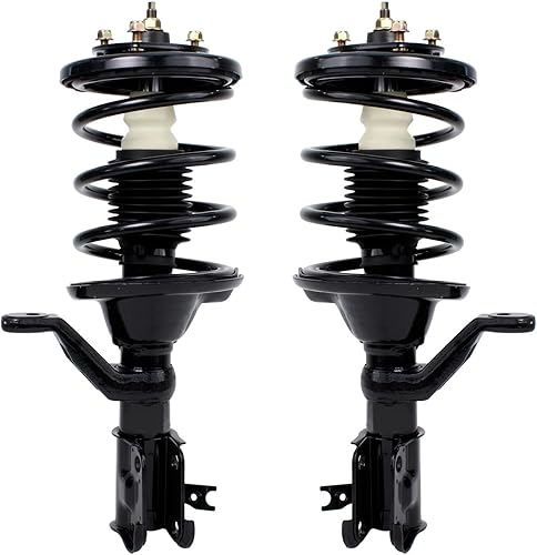 Miniatura 369 de Detroit Axle - Kit de suspensión delantera de 10 piezas para Chevy Aveo Aveo5 Pontiac G3 Wave 2 Ready Struts Assembly 2 Enlaces de barra