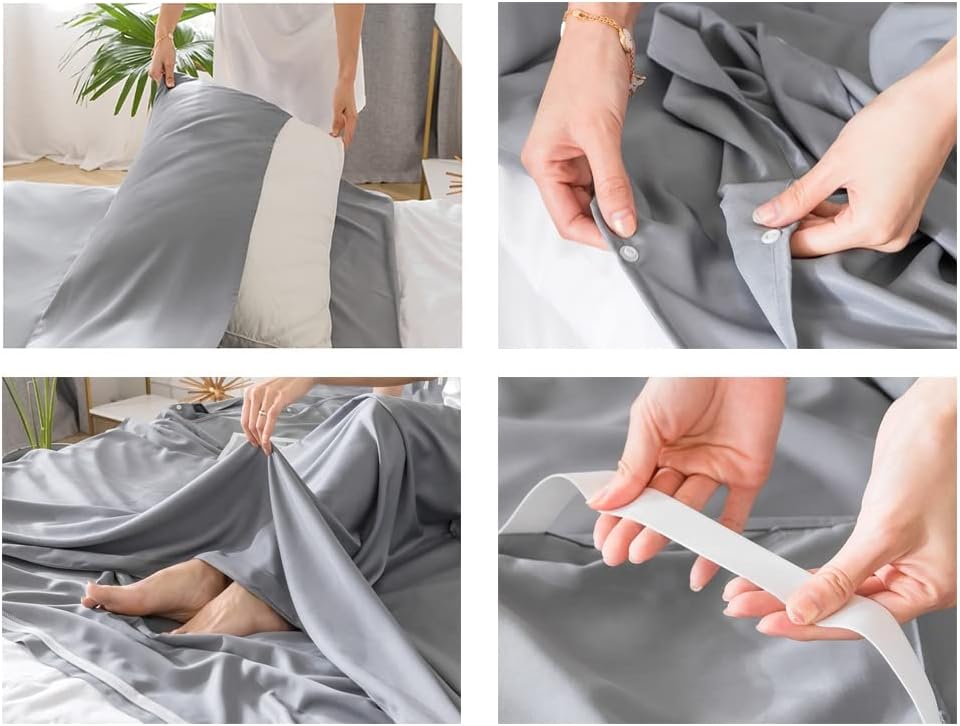 Sleeping Bag Liners Four Seasons Portable Adult Sleeping Bag, Camping Travel Sleeping Bags, Comfortable Cotton Sleeping Bag Liner for Home Hotel Bedding, Easy to Wash (Size : 80x210cm/31.49x82.67in)