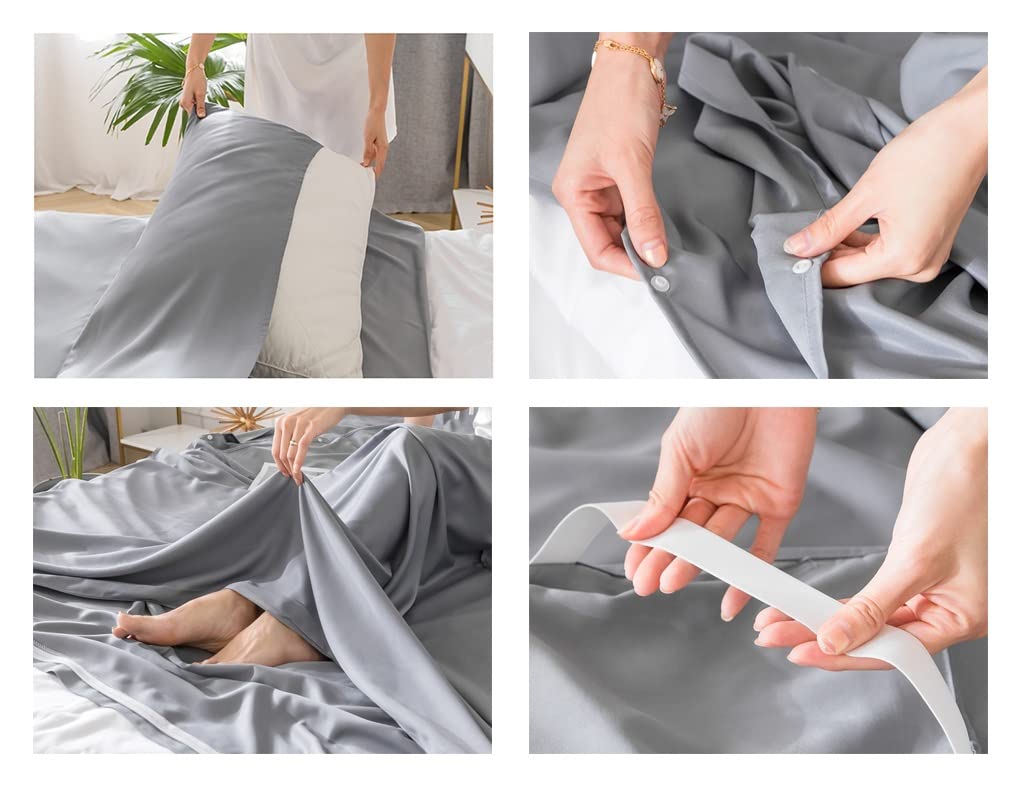 Sábanas para sacos de dormir Saco De Dormir Portátil Para Adultos Four Seasons, Sacos De Dormir Para Viajes De Campamento, Forro De Saco De Dormir De Algodón Cómodo Para Ropa De Cama De Hotel En Casa,