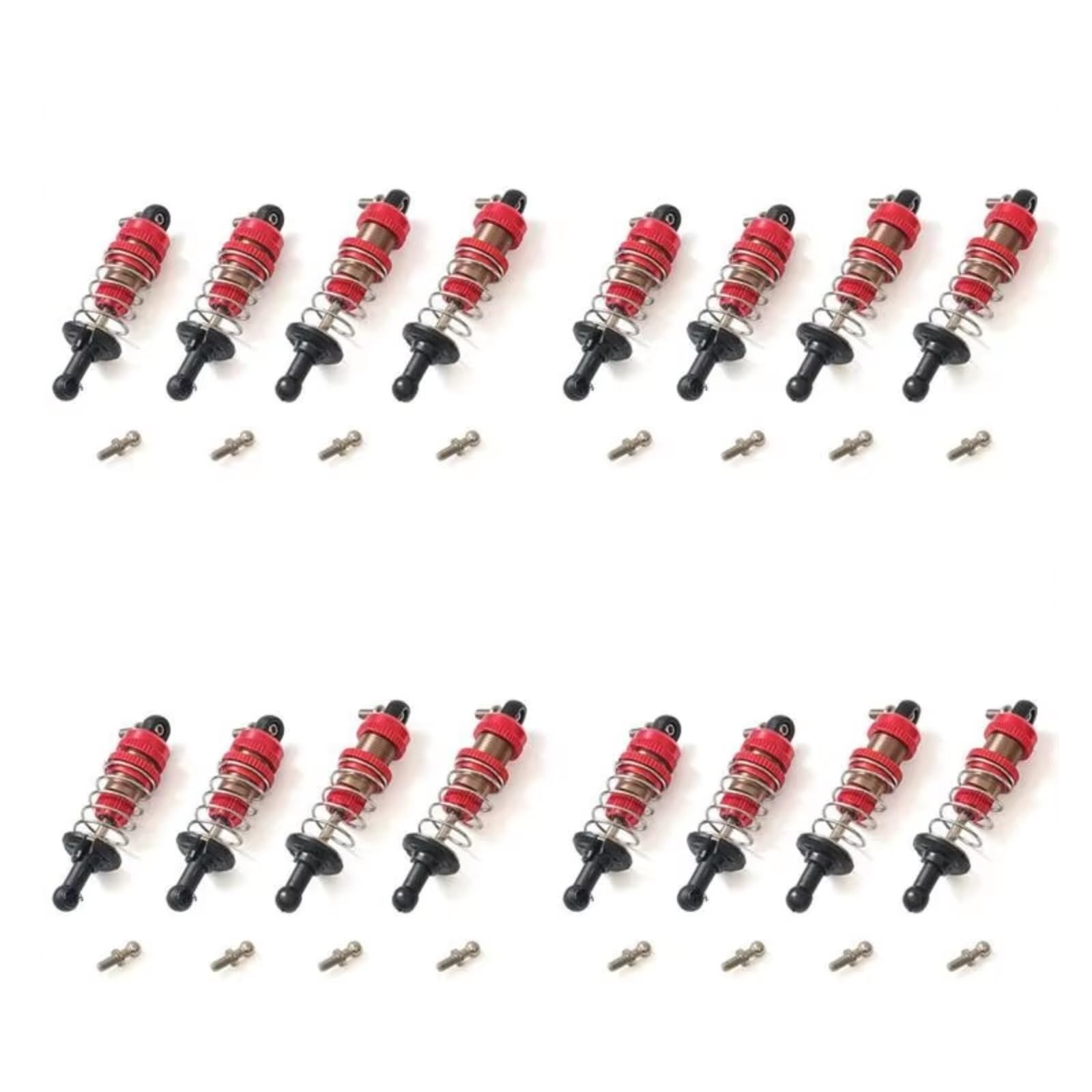 Compatible con SG1603 para UDIRC UD1601 UD1603 UD1604 UD1607 1/16 Accesorios para Mejora De Coche RC, 16 Amortiguadores Metálicos RC Coche Accesorio