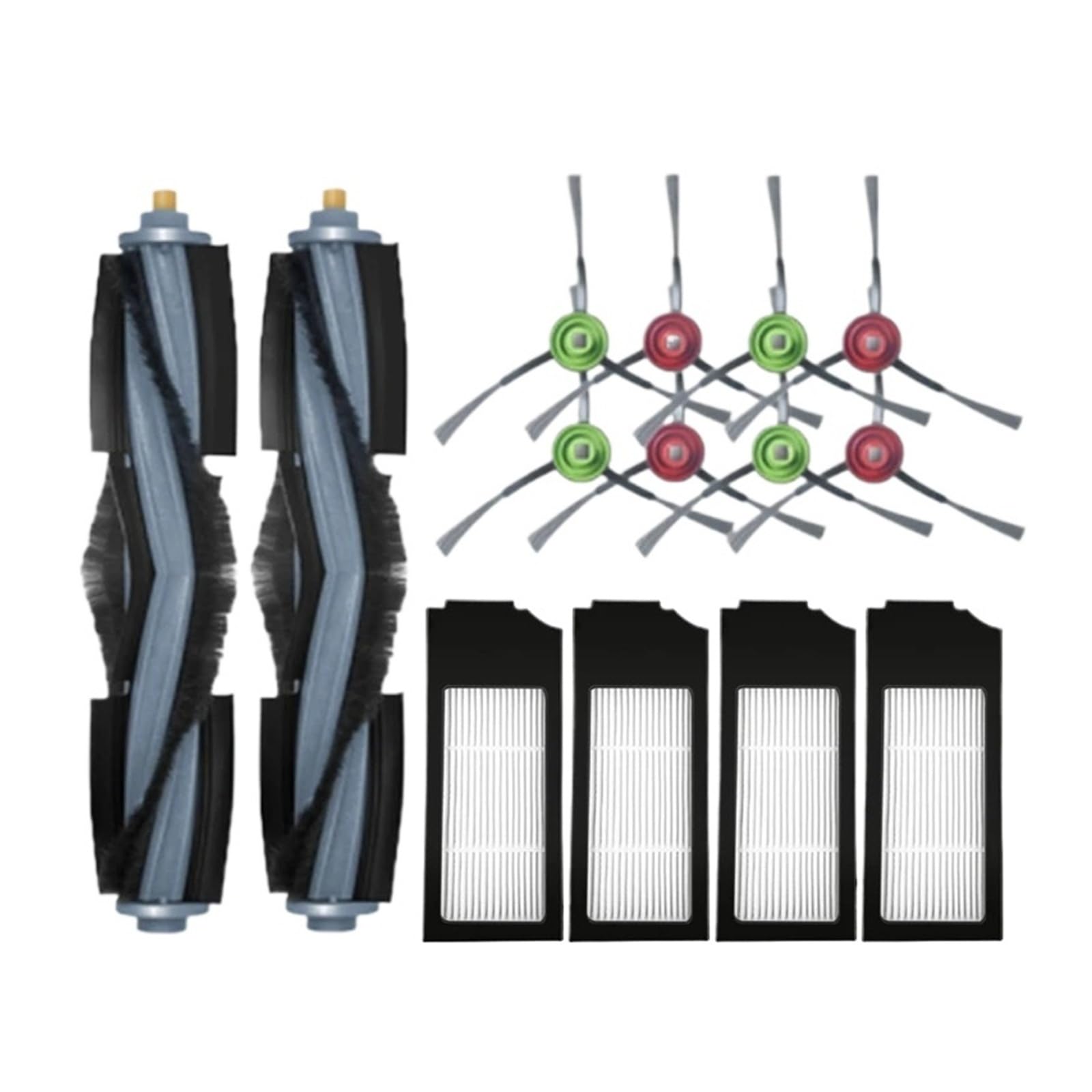 Kit de rechange brosse compatible Ecovacs Deebot X1 contre la perte d'aspiration