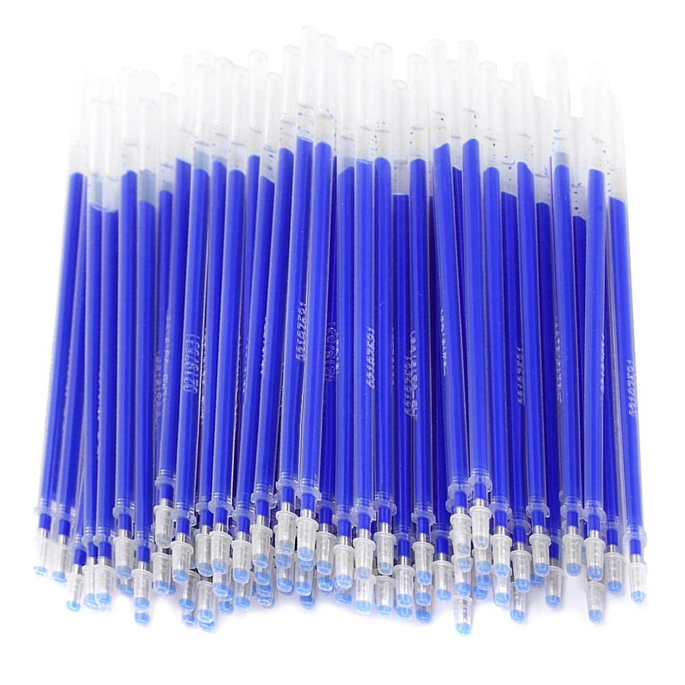 Marqueurs de tissu effaçables à la chaleur pour couture et matelassage - Lot de 100 recharges