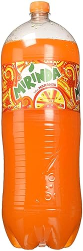 Mirinda Soda con sabor a fruta de naranja refresco burbujeante y dulce  Mirinda Naranja Refresco con Sabor a Frutas Burbujeante y Dulce (paquete de