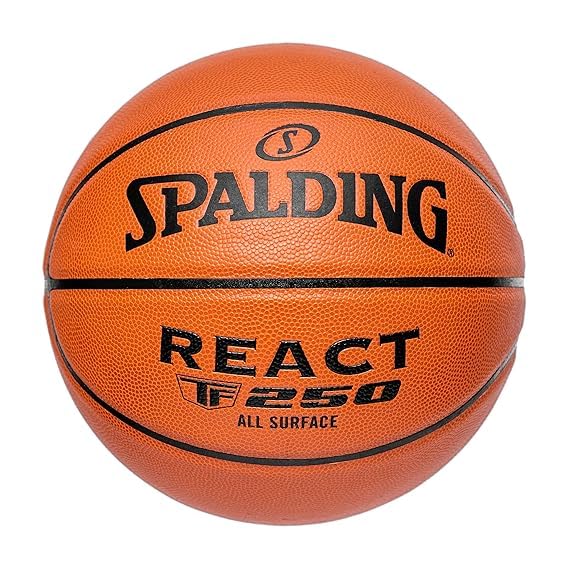 GEAR UP SPORTS Spalding TF 250 React Basketball | for Outdoor Training | for Professional Players | Best Basketball Match Ball for Kids & Young Yuth (Pack of 1) (6)
