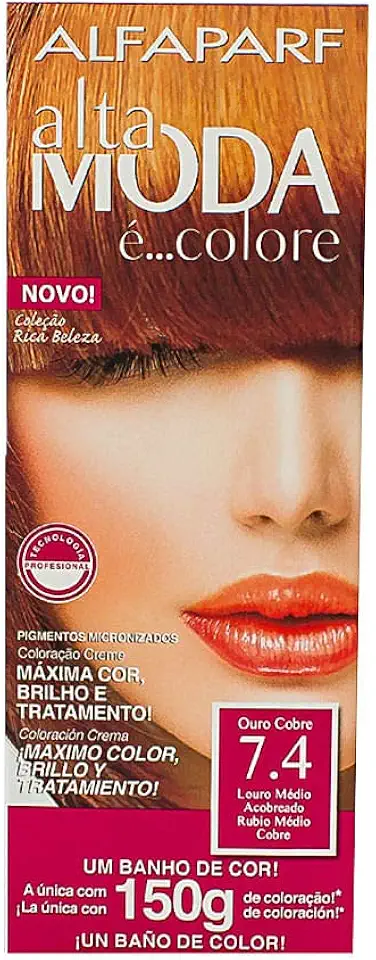 ALTA MODA TINT KIT 7.4 LOURO MEDIO ACOB 150G