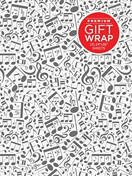 Misc. Hal Leonard Wrapping Paper - Music Notes Theme Book