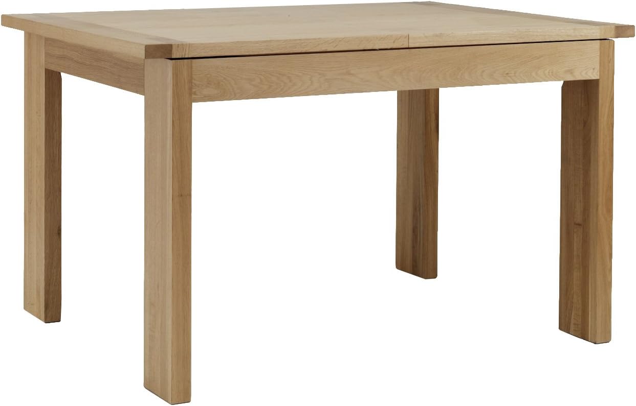 Originals Xanadu Solid Blonde Oak Dining Table, 120 x 90 cm, Small