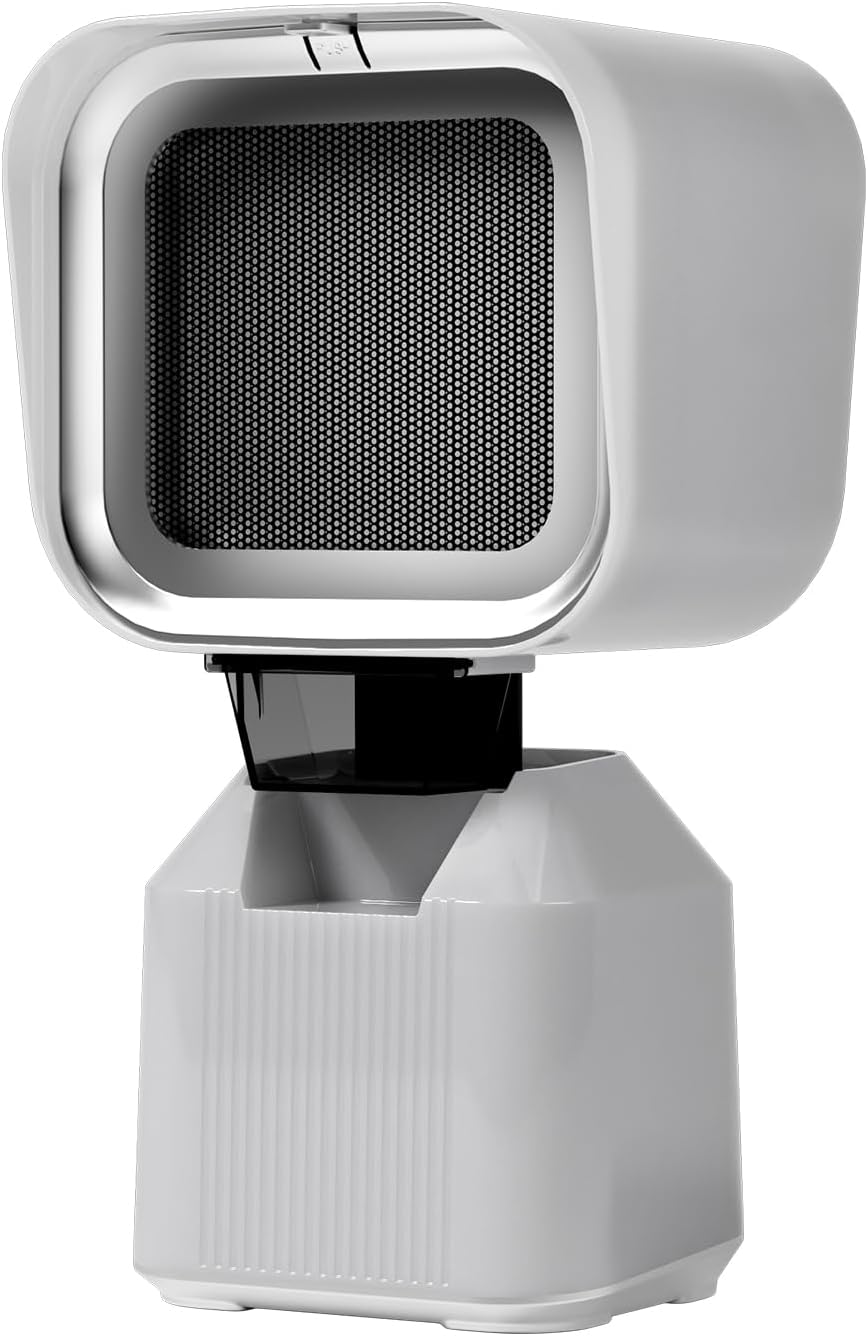 Portable Range Hood, Mini Desktop Range Hood with 3 Layer Lilter, Detachable Filter, Low Noise, 2 Speed Exhaust Fan Air Hood Portable Kitchen Exhaust Fan for Camping Indoor BBQ Hot Pot (White)