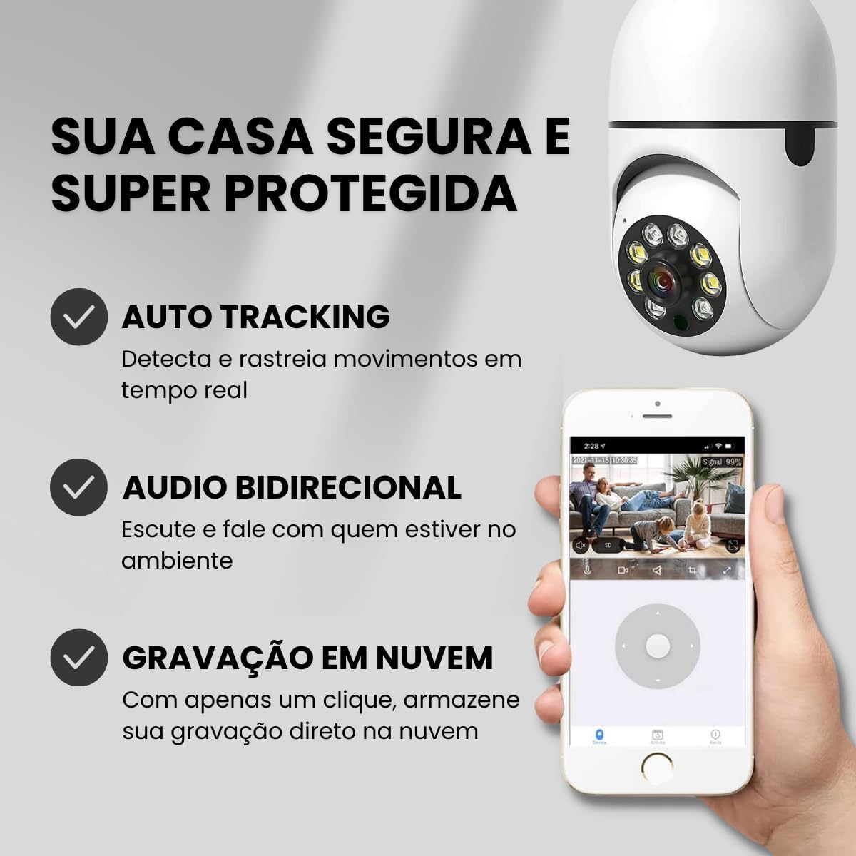 Review da Câmera de Segurança IP WiFi Premium: Testado por 7 dias